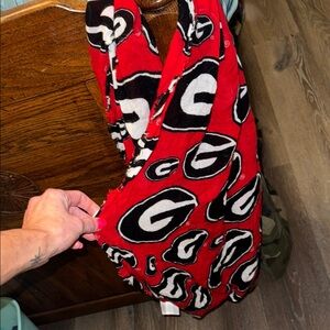 Red and Black Logo Scarf